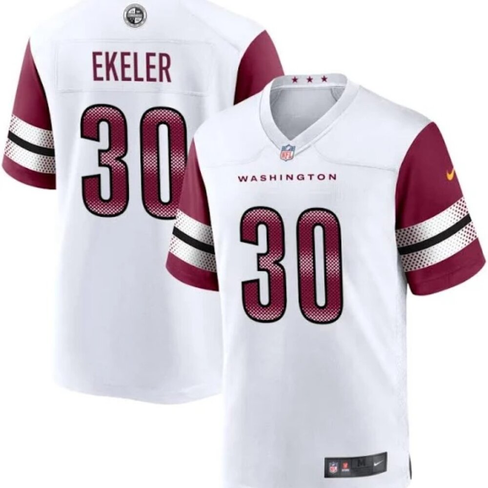 30 Austin Ekeler White Stitched Jersey